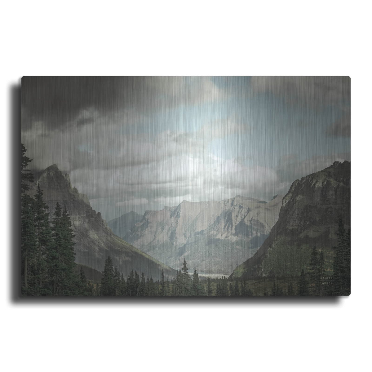 'Glacier National Park Gateway' by Nathan Larson – Metal Wall Art