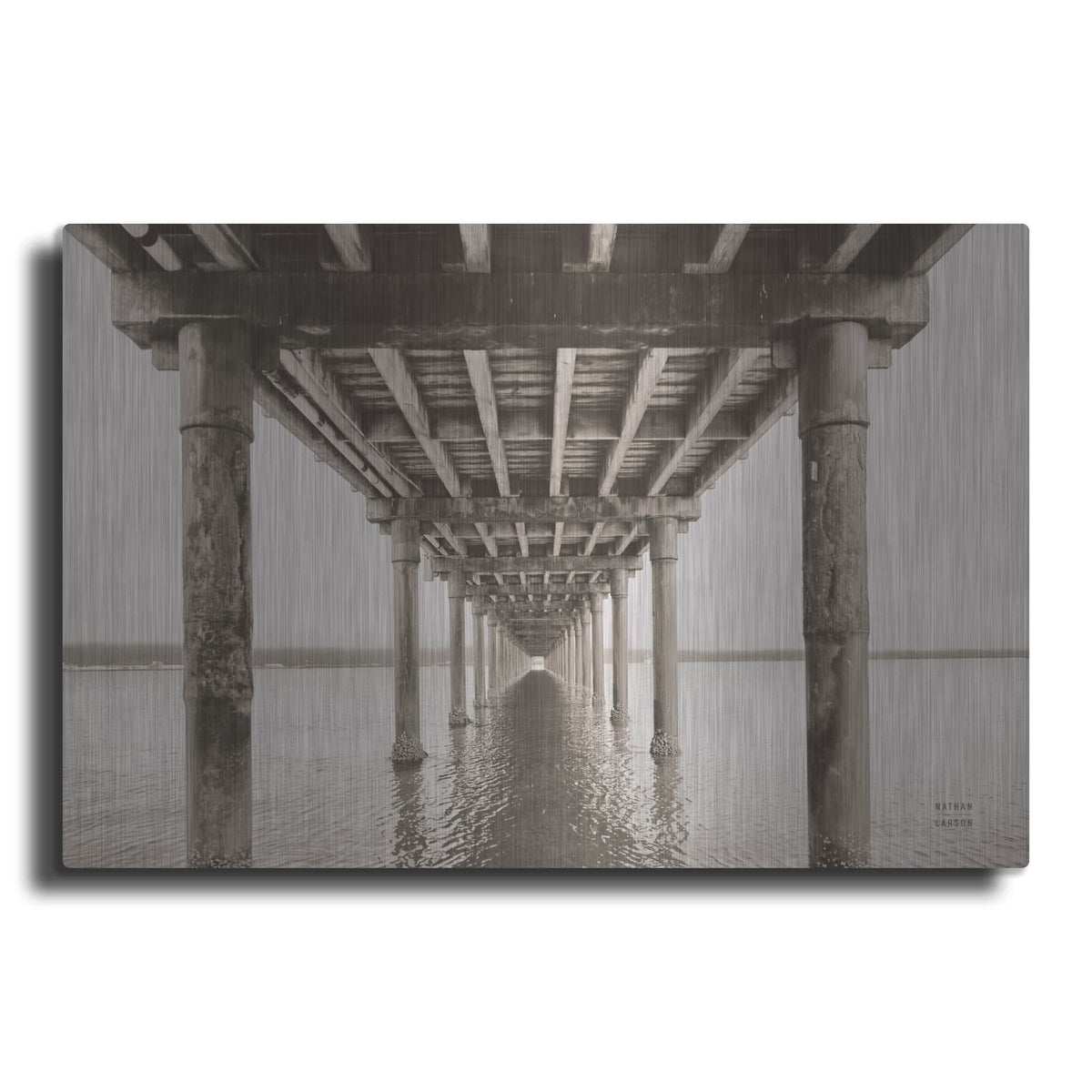 'Pacific Pier' by Nathan Larson – Metal Wall Art