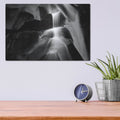'Carving Detail Bw' by Nathan Larson – Metal Wall Art, 16x12 room view