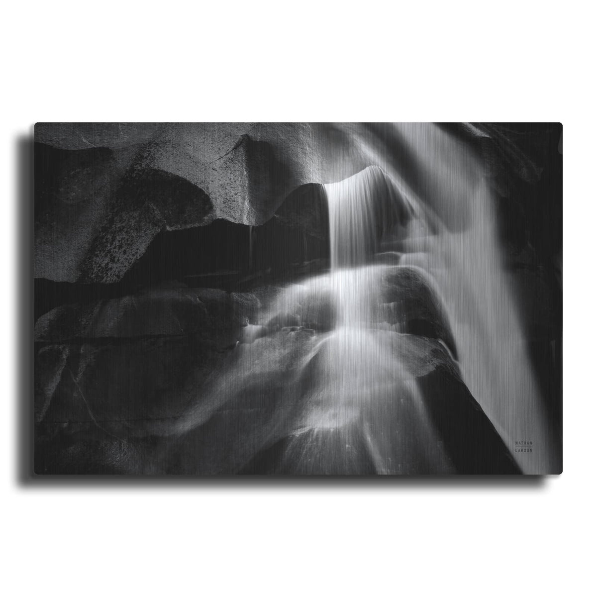 'Carving Detail Bw' by Nathan Larson – Metal Wall Art