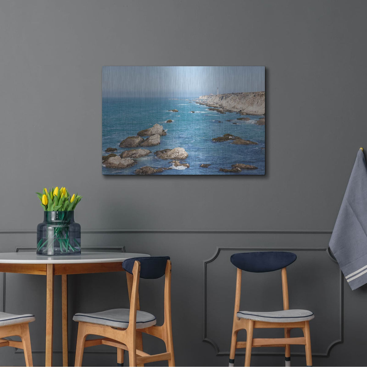 'California Lighthouse' by Nathan Larson – Metal Wall Art, 36x24 room view