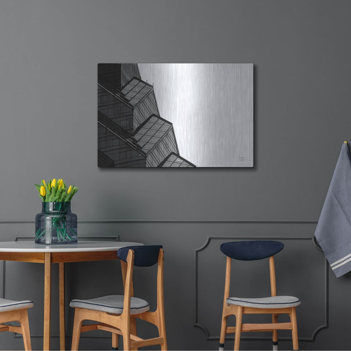 'Philly View 1' by Nathan Larson – Metal Wall Art, 36x24 room view
