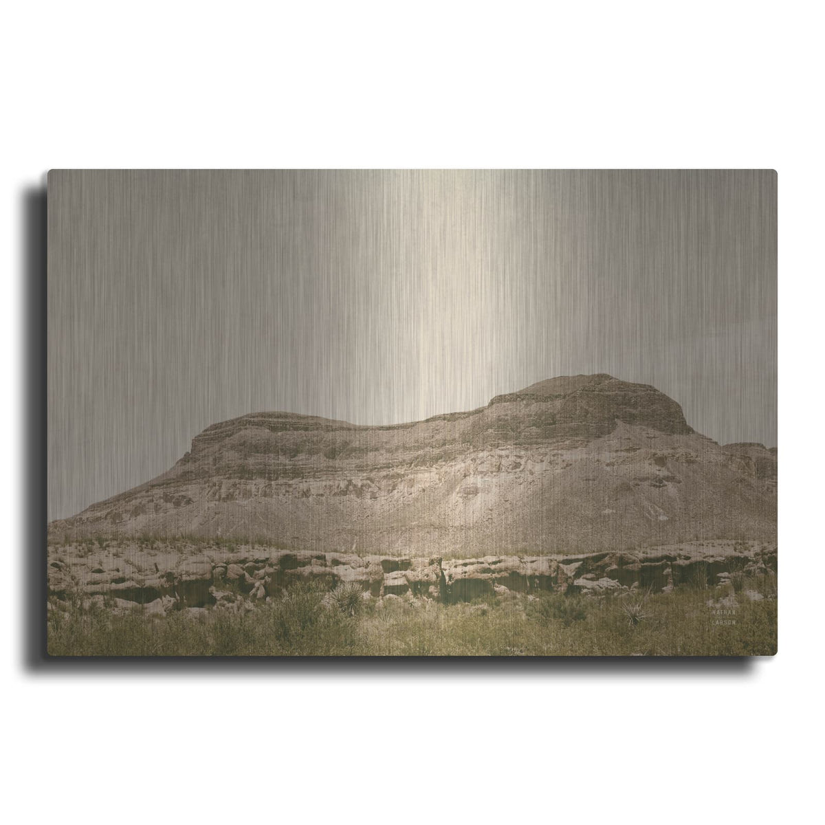 'Mountainous 3' by Nathan Larson – Metal Wall Art