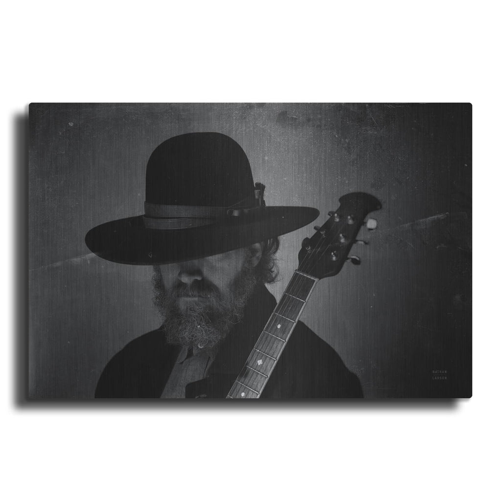 'Home On The Range Cowboy 1' by Nathan Larson – Metal Wall Art