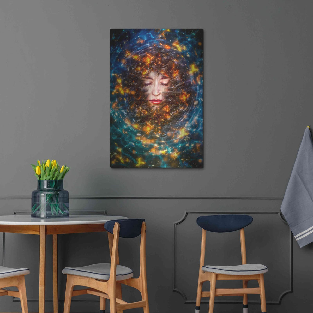 'Pause' by Mario Sanchez Nevado – Metal Wall Art, 24x36 room view