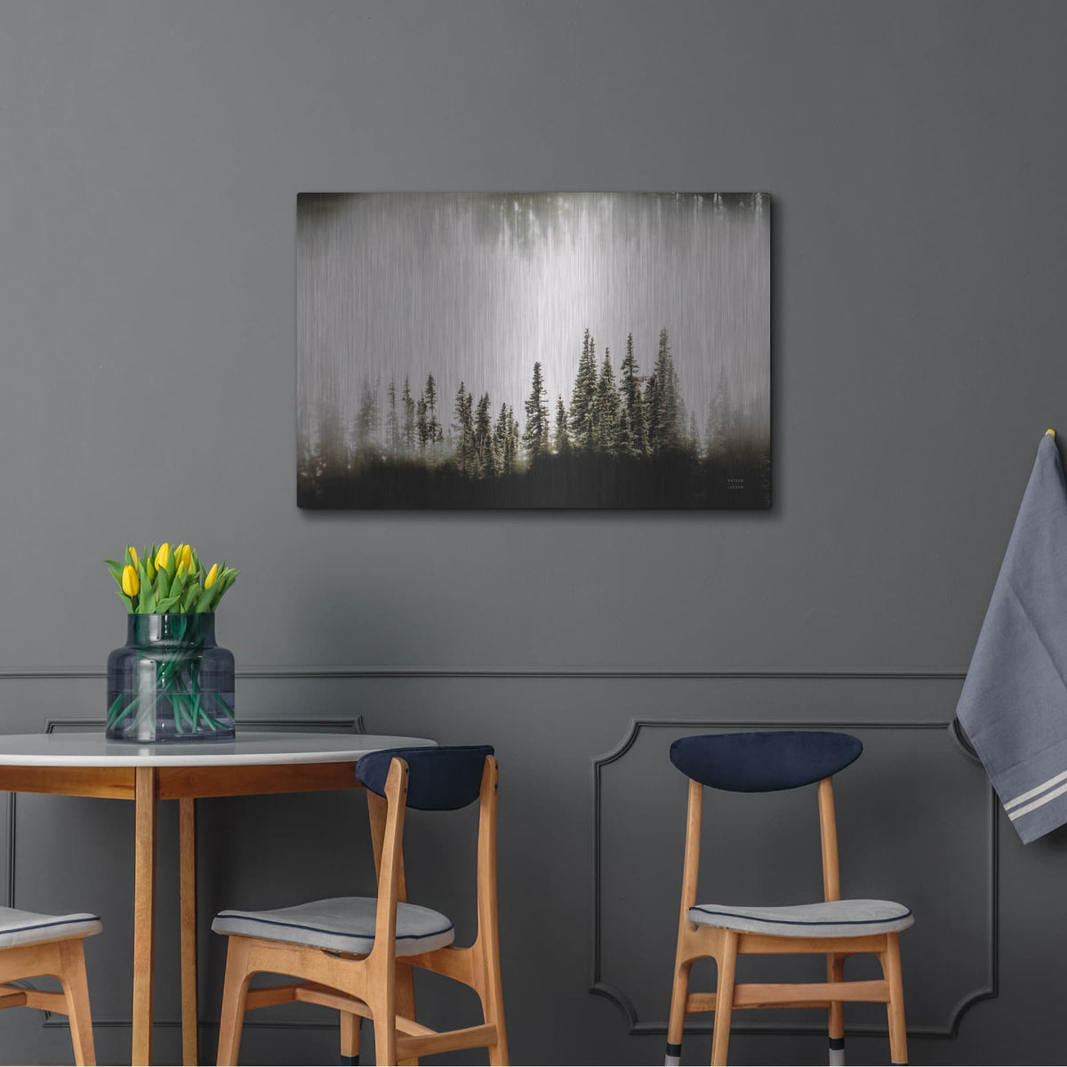 'Waterwood' by Nathan Larson – Metal Wall Art, 36x24 room view
