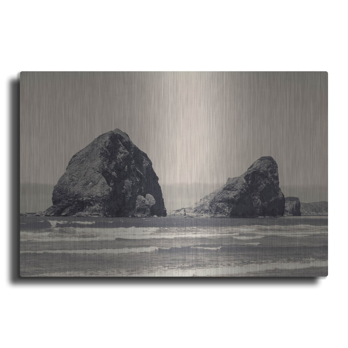 'Rocky Shores' by Nathan Larson – Metal Wall Art