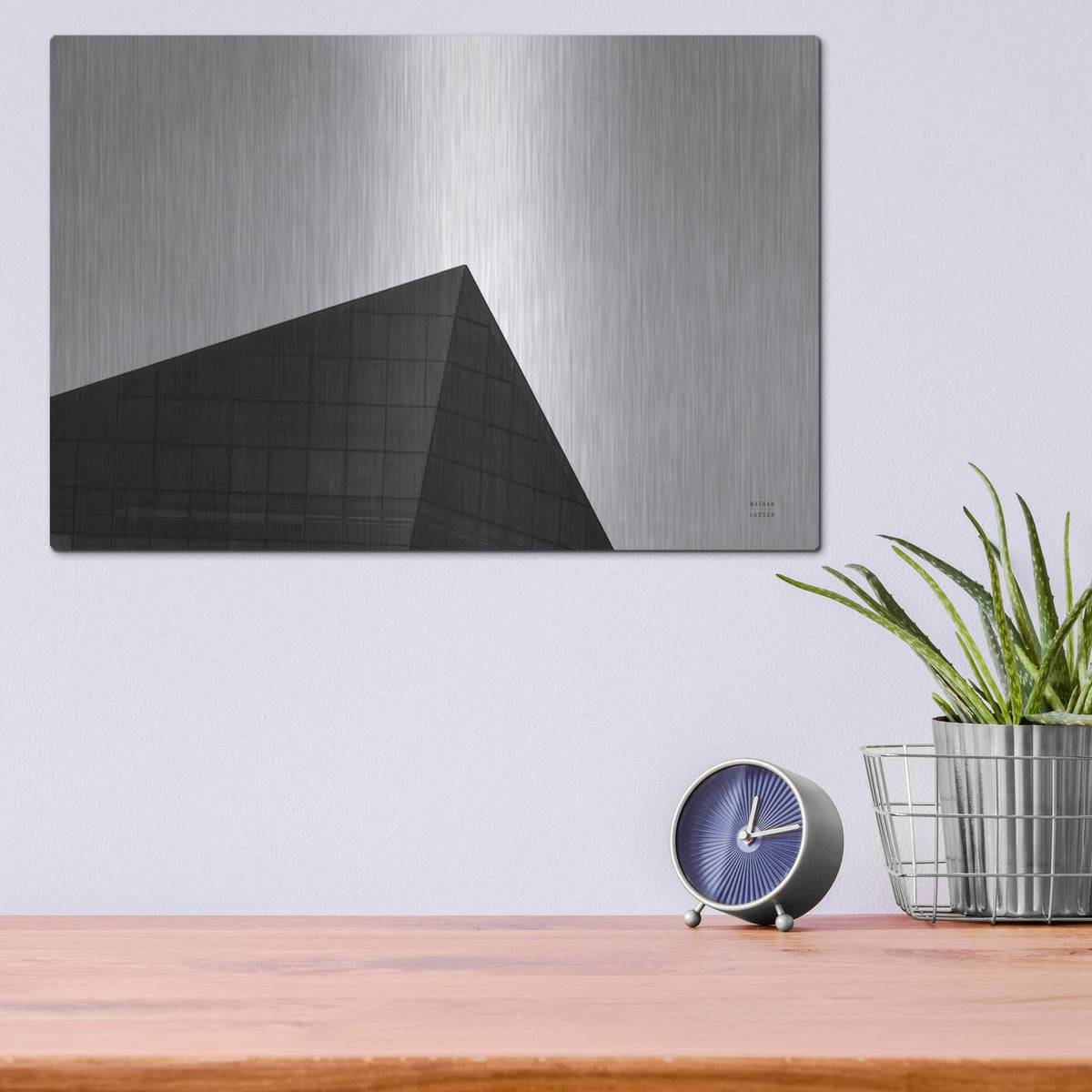 'Philly 1' by Nathan Larson – Metal Wall Art, 16x12 room view