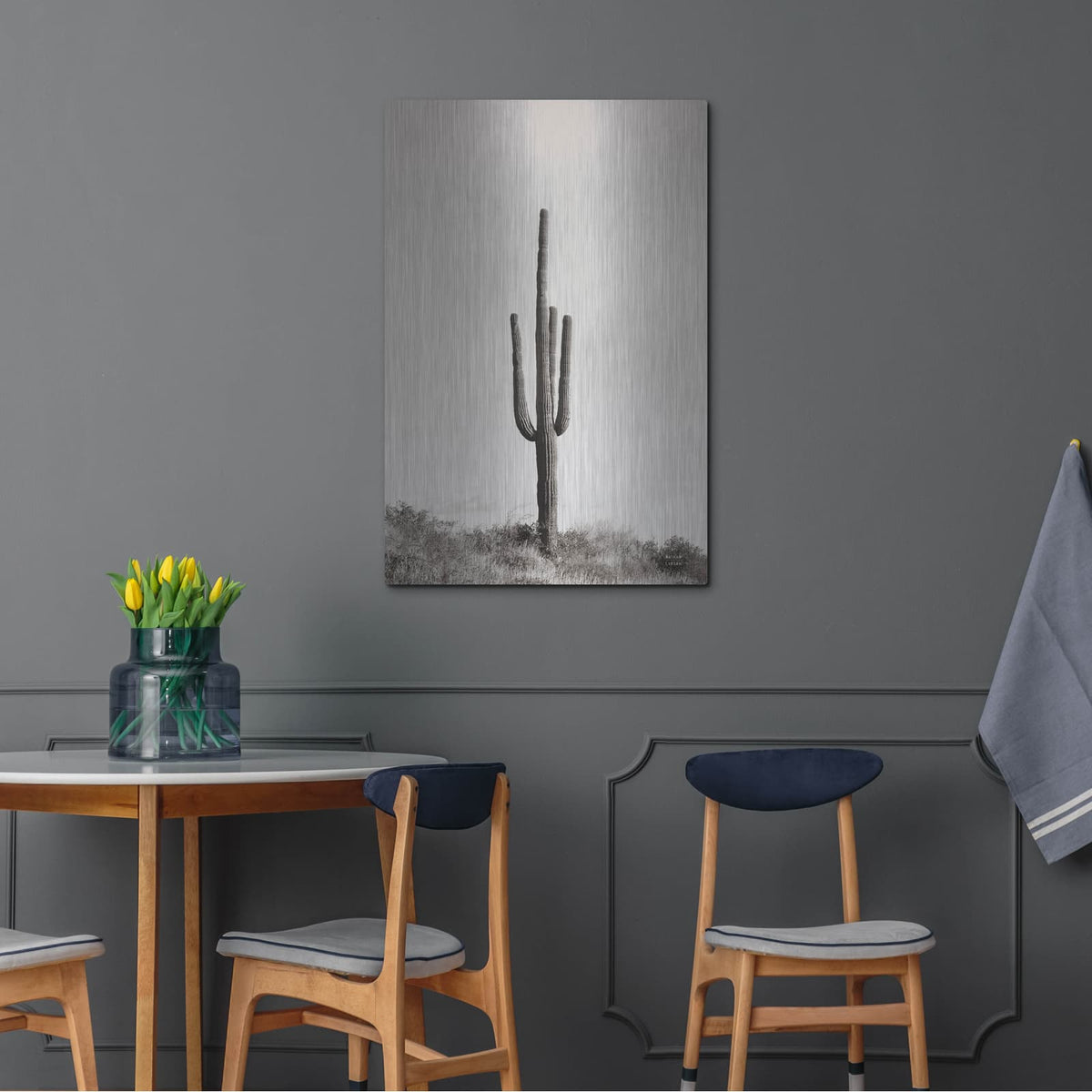'Saguaro Afternoon' by Nathan Larson – Metal Wall Art, 24x36 room view