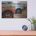 'Line Up Bright' by Nathan Larson – Metal Wall Art, 16x12 room view