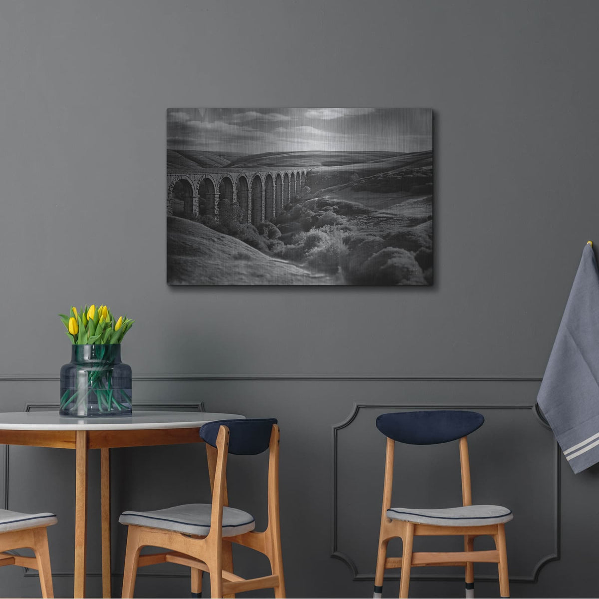 'Aqueduct 4' by Nathan Larson – Metal Wall Art, 36x24 room view