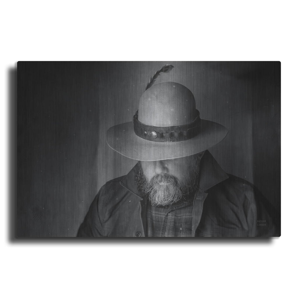 'Home On The Range Cowboy 2' by Nathan Larson – Metal Wall Art