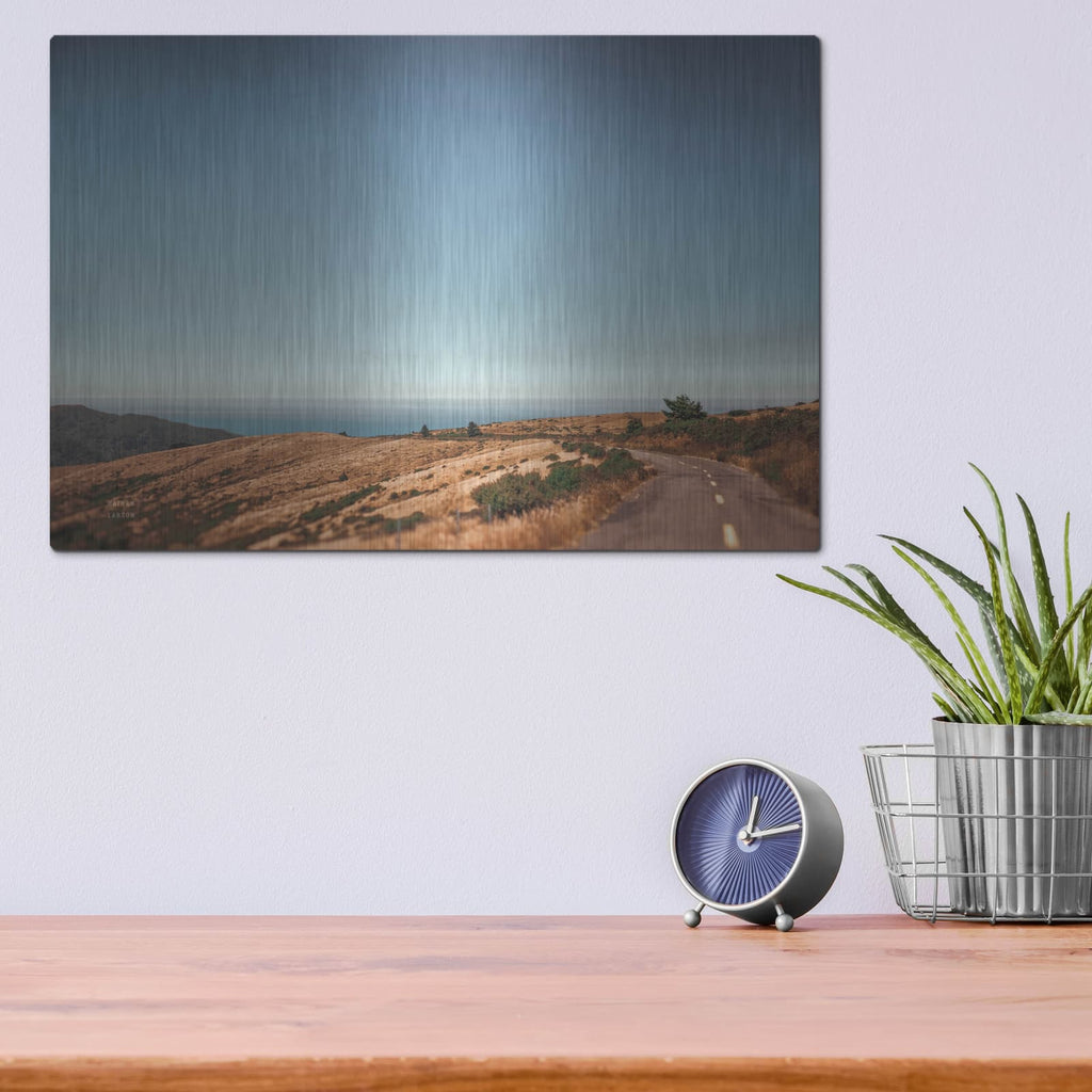 'Road To The Lost Coast' by Nathan Larson – Metal Wall Art, 16x12 room view