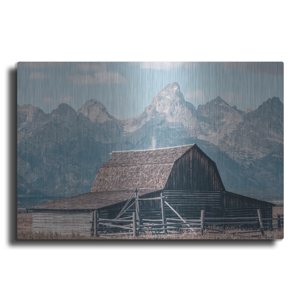 'Historic Row 2' by Nathan Larson – Metal Wall Art