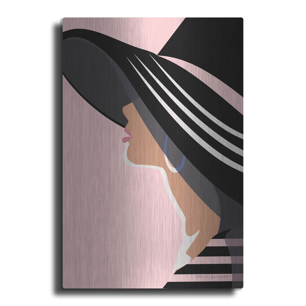 'Beach Chic 4 Blush' by Omar Escalante – Metal Wall Art