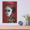 'Dia De Los Muertos 2' by Omar Escalante – Metal Wall Art, 12x16 room view