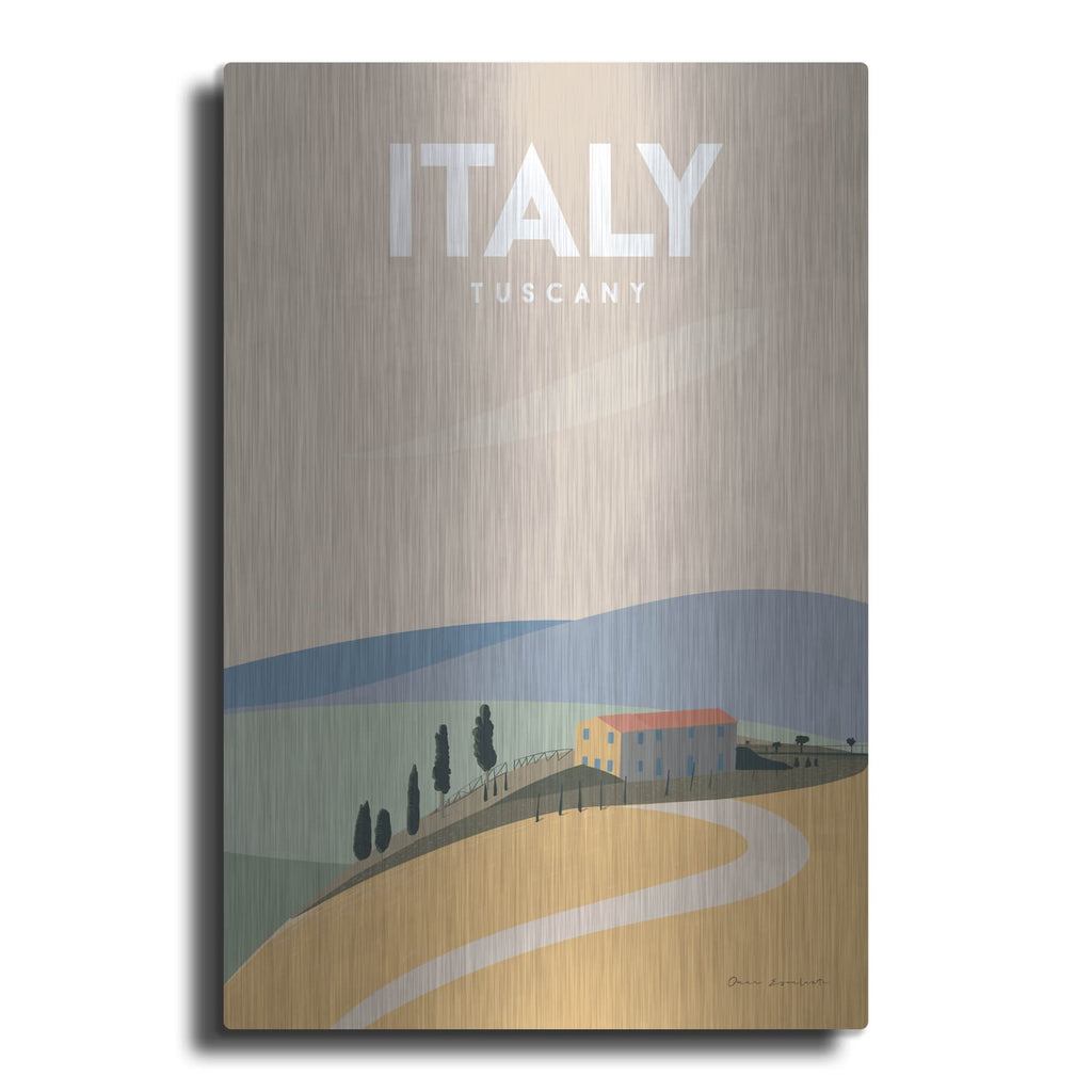 'Italy' by Omar Escalante – Metal Wall Art