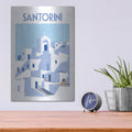'Santorini Poster 3' by Omar Escalante – Metal Wall Art, 12x16 room view