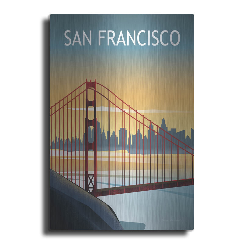 'San Francisco 2' by Omar Escalante – Metal Wall Art