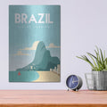 'Brazil' by Omar Escalante – Metal Wall Art, 12x16 room view