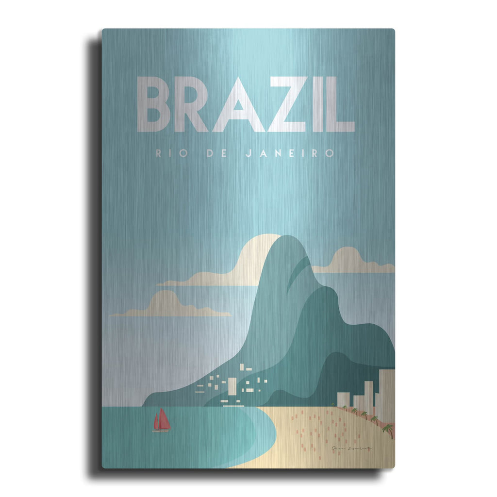 'Brazil' by Omar Escalante – Metal Wall Art