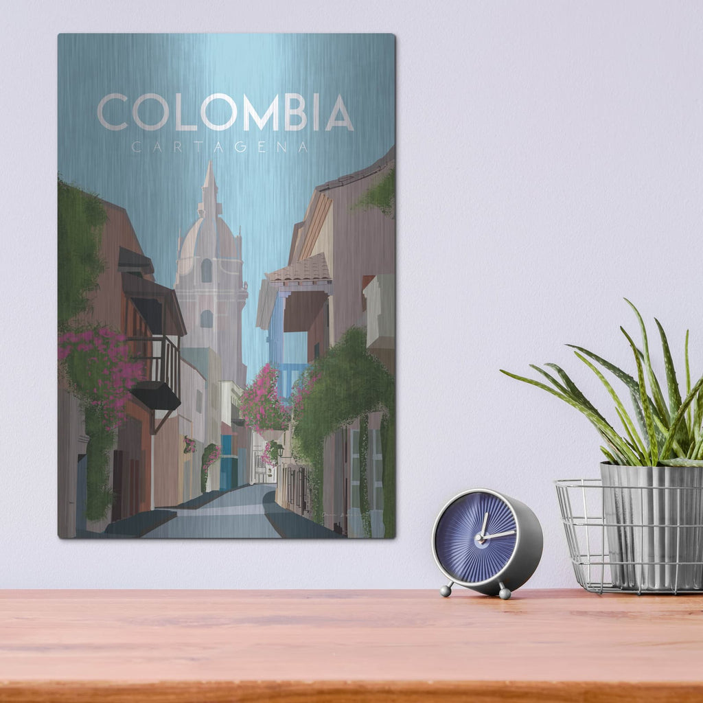'Colombia' by Omar Escalante – Metal Wall Art, 12x16 room view