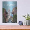 'Colombia' by Omar Escalante – Metal Wall Art, 12x16 room view