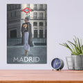 'Girl In Madrid' by Omar Escalante – Metal Wall Art, 12x16 room view