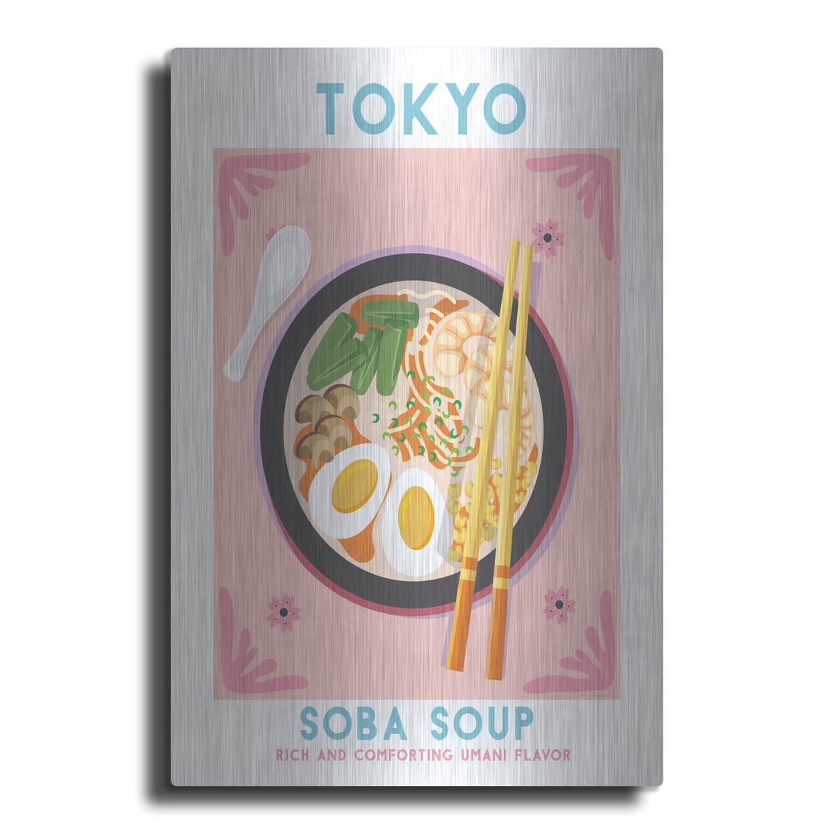 'Food And Travel 3' by Omar Escalante – Metal Wall Art