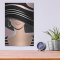 'Beach Chic 3 Blush' by Omar Escalante – Metal Wall Art, 12x16 room view