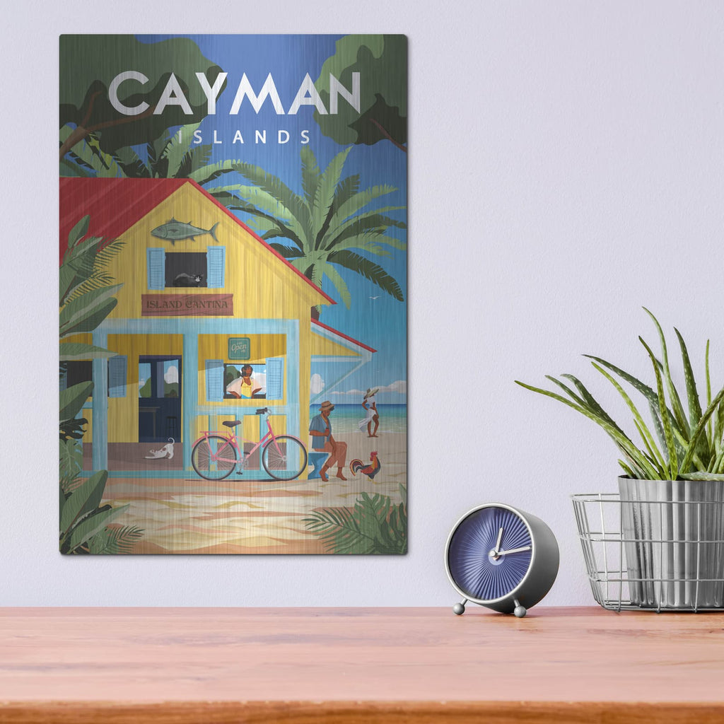 'Cayman Islands' by Omar Escalante – Metal Wall Art, 12x16 room view