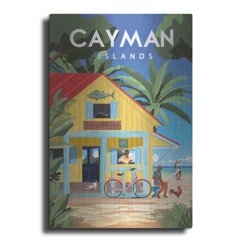 'Cayman Islands' by Omar Escalante – Metal Wall Art