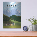 'Italian Alps' by Omar Escalante – Metal Wall Art, 12x16 room view