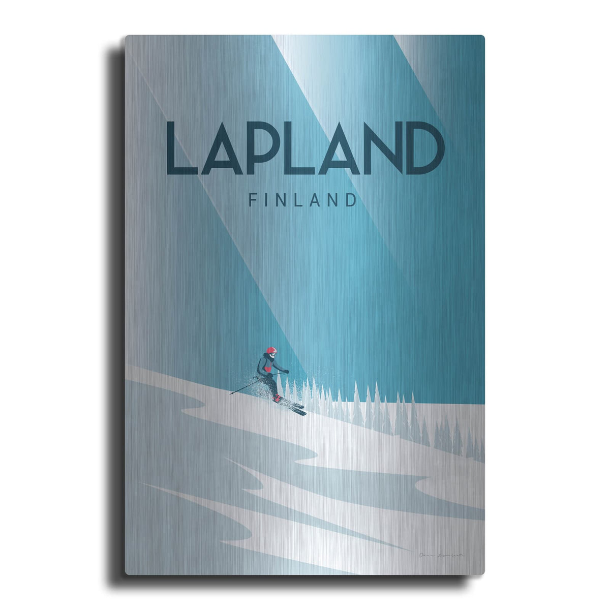 'Lapland' by Omar Escalante – Metal Wall Art