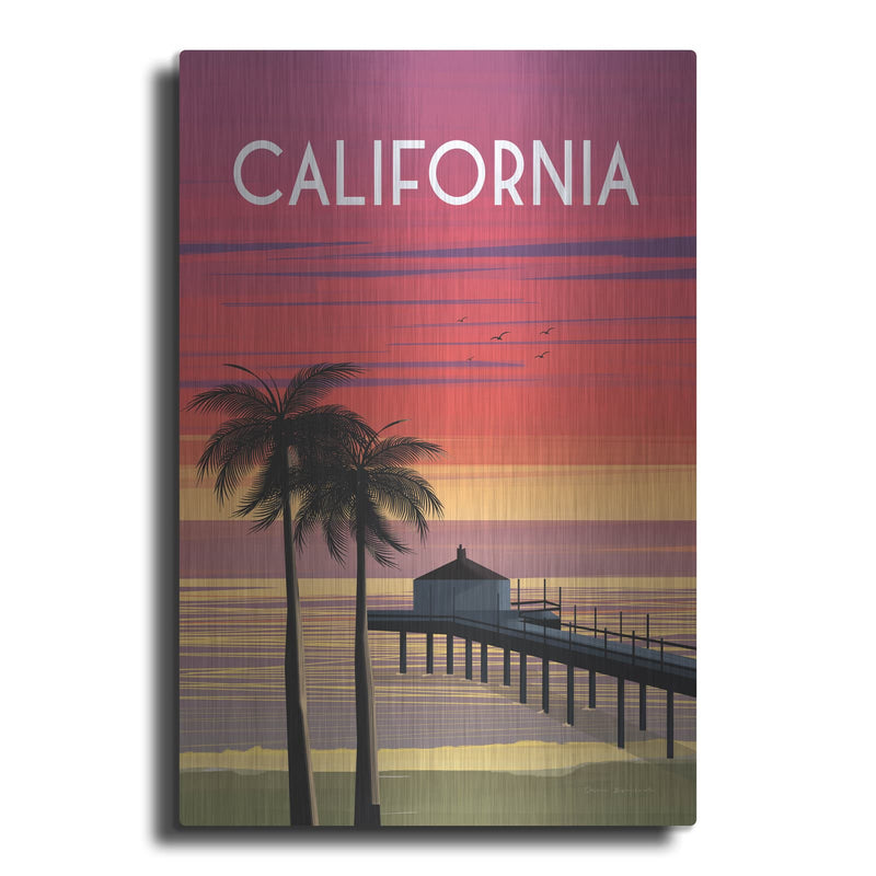'California' by Omar Escalante – Metal Wall Art