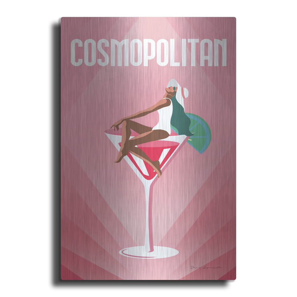 'Cosmopolitan' by Omar Escalante – Metal Wall Art