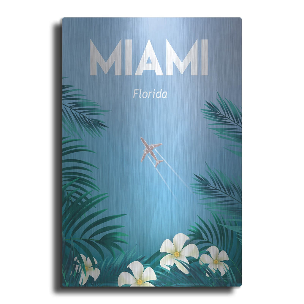 'Miami' by Omar Escalante – Metal Wall Art