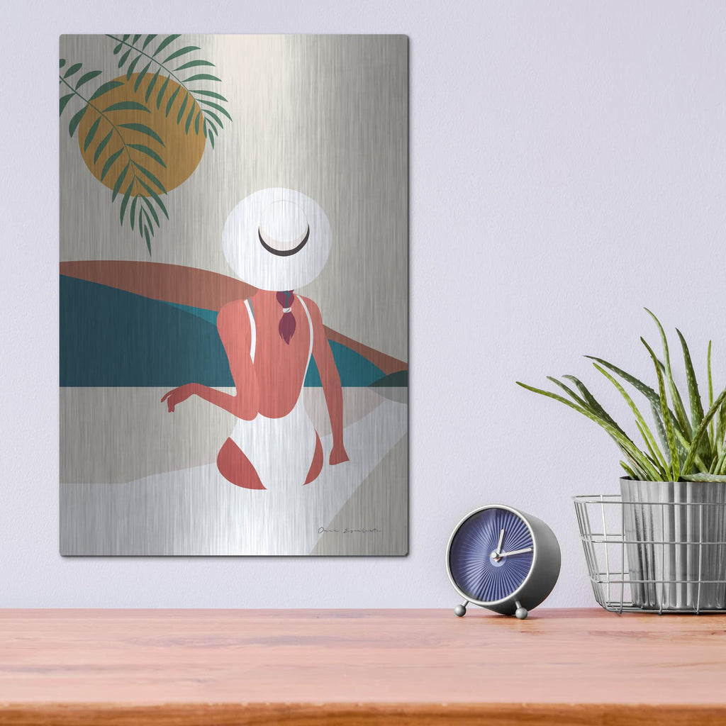 'Luxe Traveler 2' by Omar Escalante – Metal Wall Art, 12x16 room view