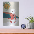 'Luxe Traveler 2' by Omar Escalante – Metal Wall Art, 12x16 room view