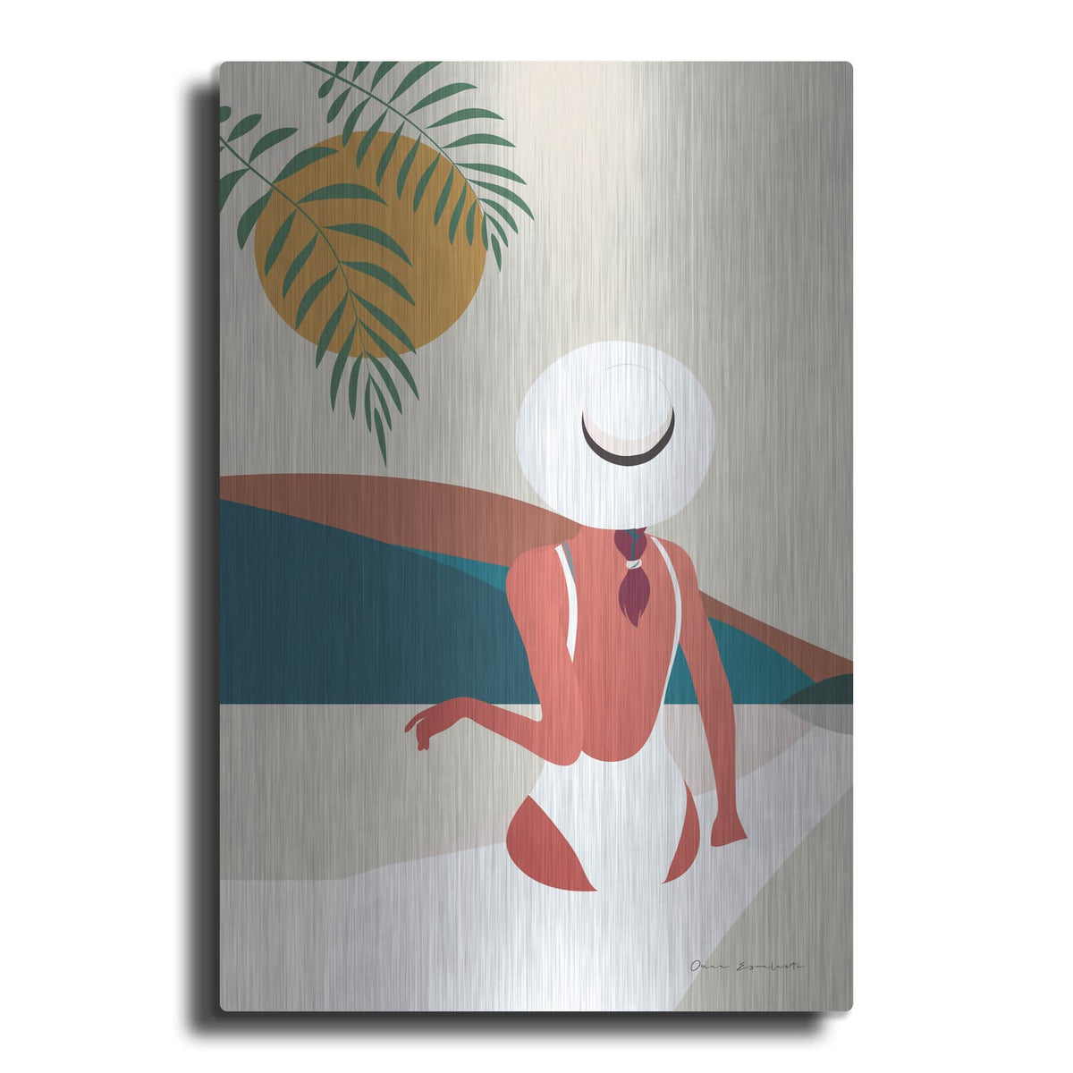 'Luxe Traveler 2' by Omar Escalante – Metal Wall Art
