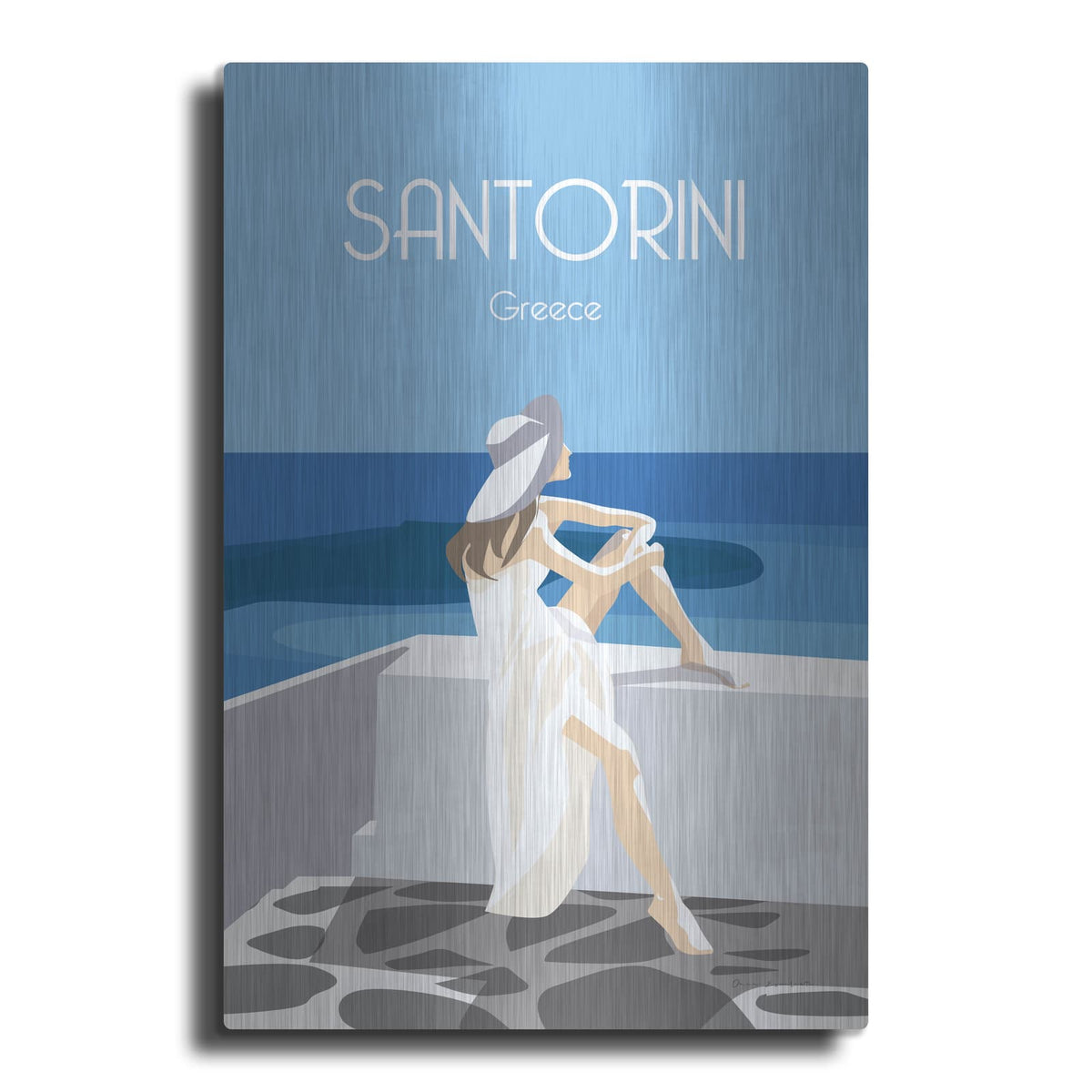 'Santori' by Omar Escalante – Metal Wall Art