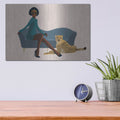 'Wild Lounge 3' by Omar Escalante – Metal Wall Art, 16x12 room view