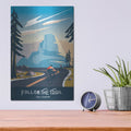 'Follow The Trail' by Omar Escalante – Metal Wall Art, 12x16 room view
