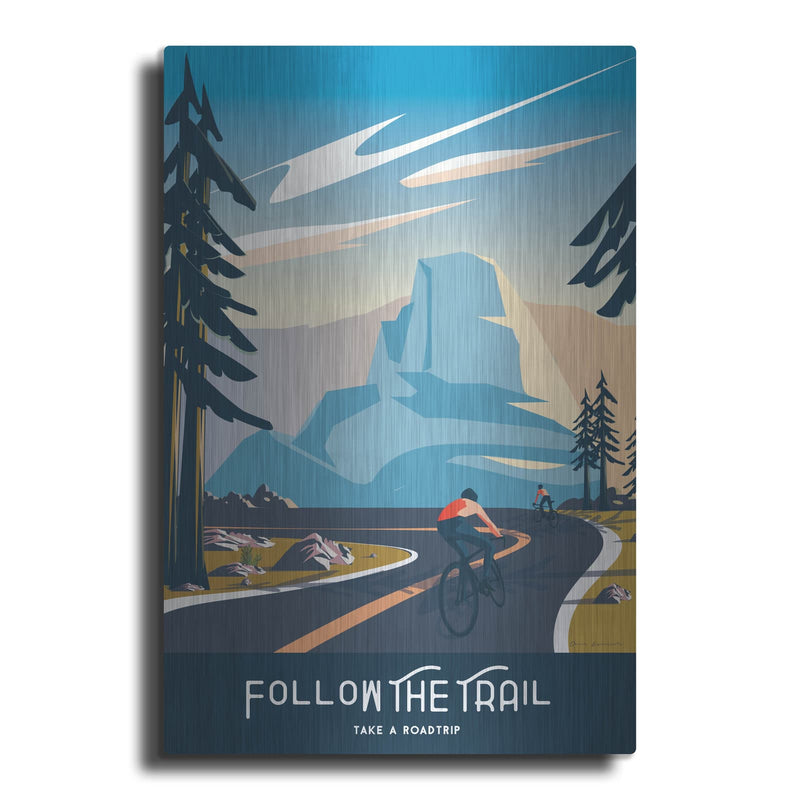 'Follow The Trail' by Omar Escalante – Metal Wall Art