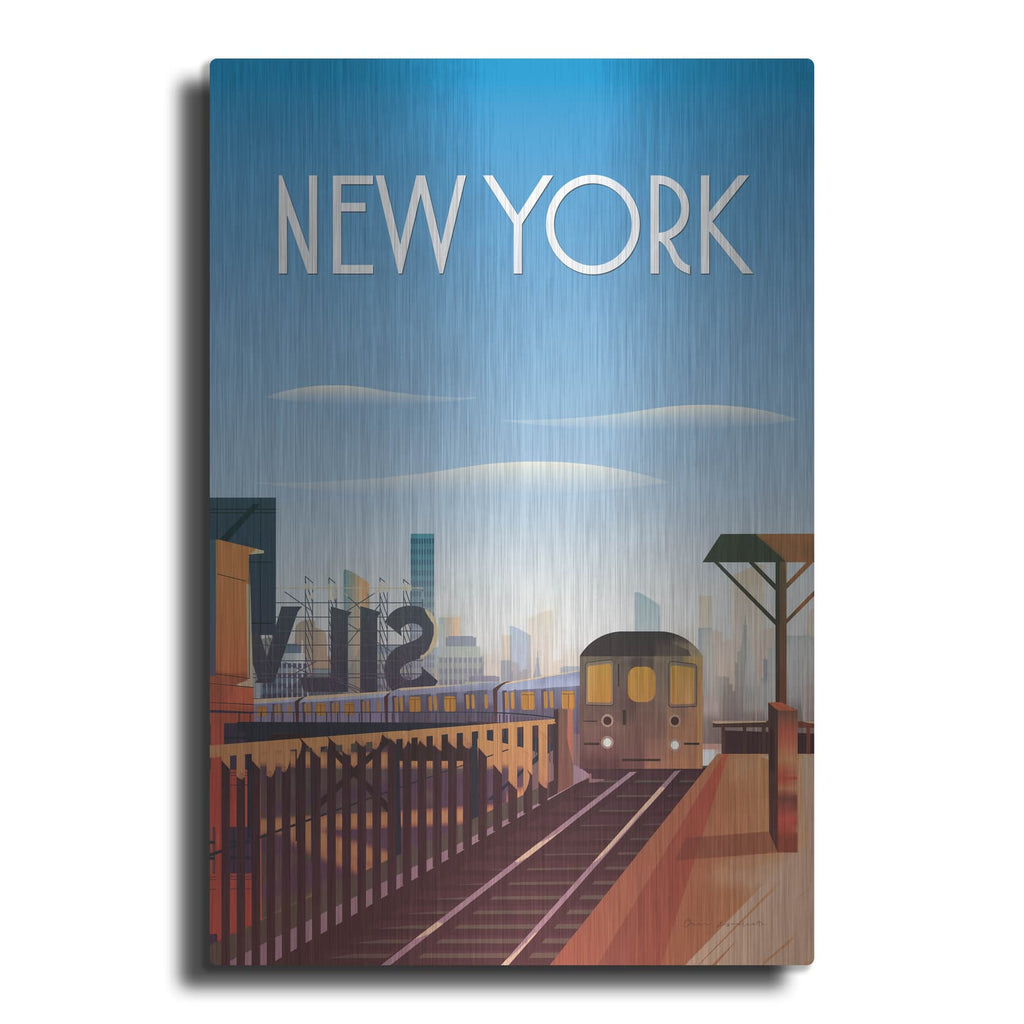 '62039 - New York City' by Omar Escalante – Metal Wall Art