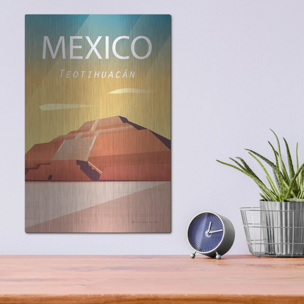 'Mexico' by Omar Escalante – Metal Wall Art, 12x16 room view