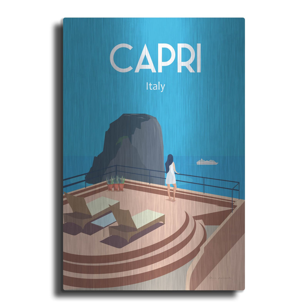 'Capri' by Omar Escalante – Metal Wall Art