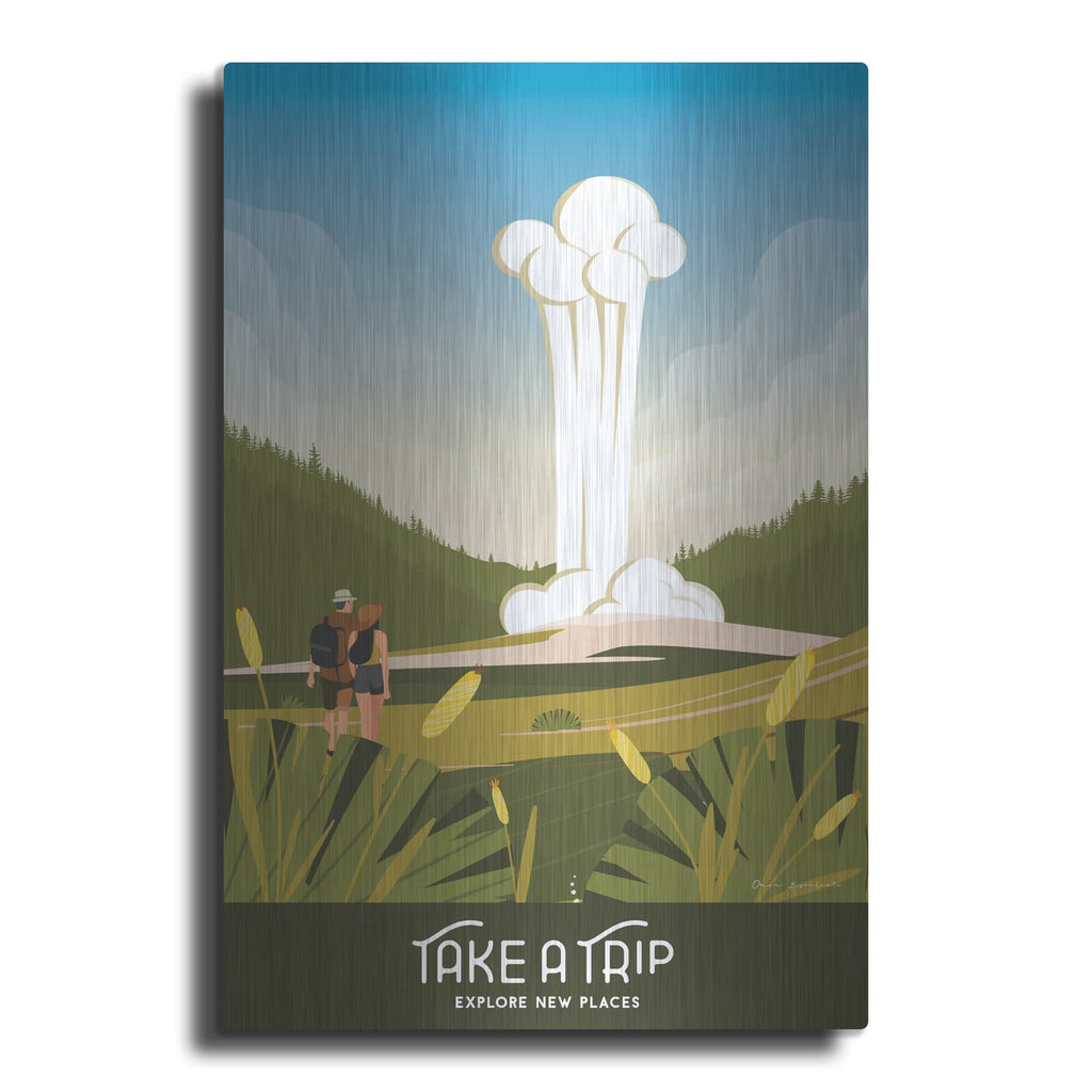 'Take A Trip' by Omar Escalante – Metal Wall Art