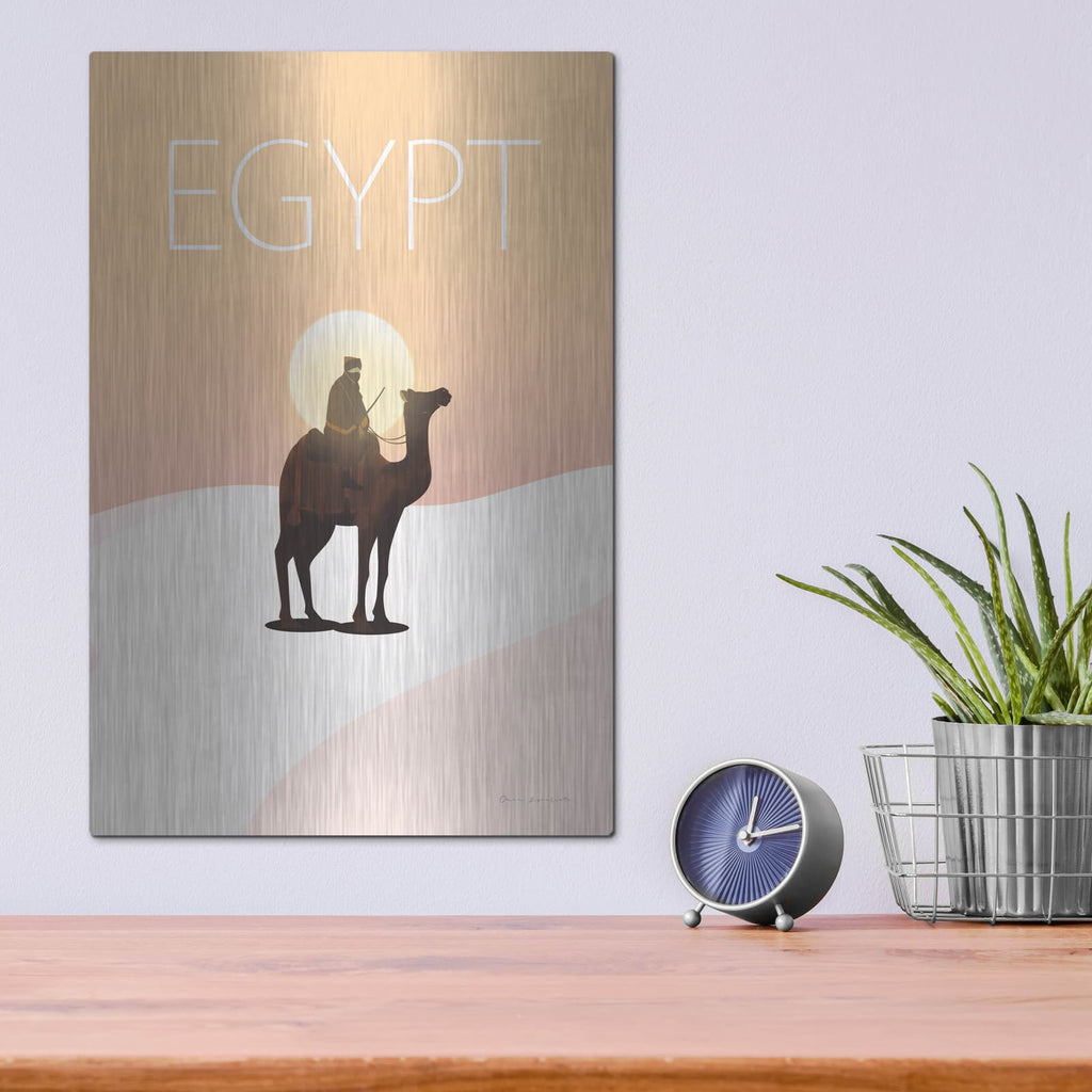 'Egypt' by Omar Escalante – Metal Wall Art, 12x16 room view