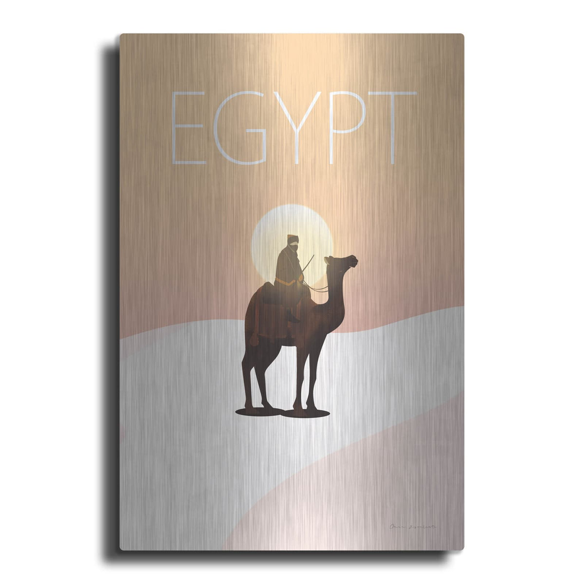 'Egypt' by Omar Escalante – Metal Wall Art